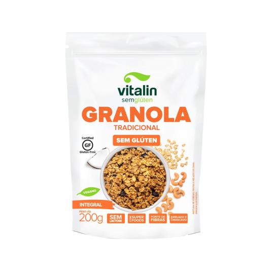 Granola Vitalin tradicional integral sem gluten 200g - Imagem em destaque