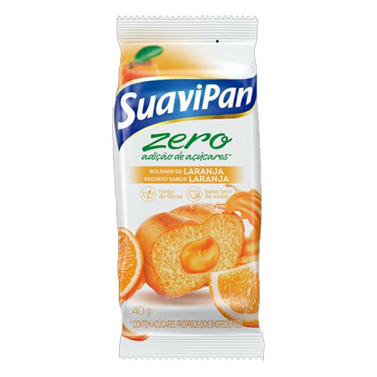 Bolinho Recheado Suavipan Zero Açúcar Sabor Laranja 40g - Imagem em destaque