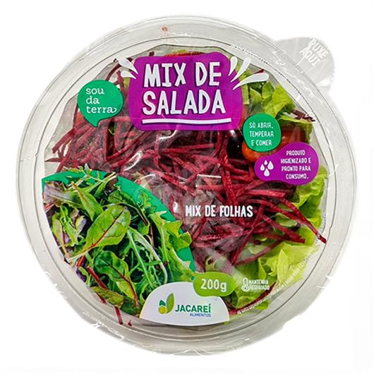 Salada Mix de Folhas Jacareí Sou da Terra Higienizada 200g - Imagem em destaque