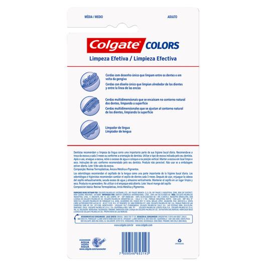 Escova Dental Média Colgate Colors 5 Unidades - Imagem em destaque