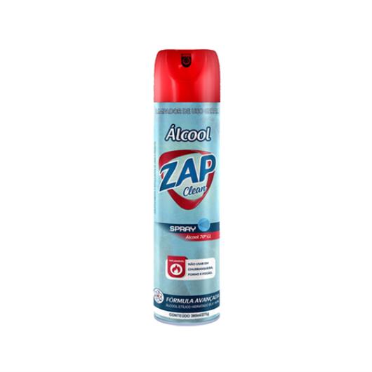 Álcool Zap Clean Spray 70°Gl Limpador Uso 360ml - Imagem em destaque