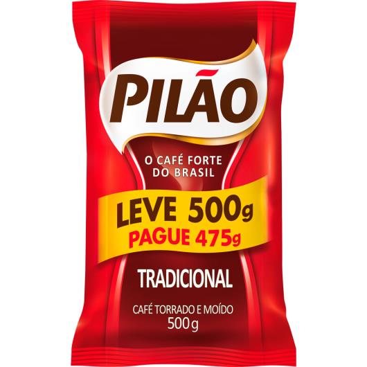 Café Pilão tradicional Leve 500 Pague 475g - Imagem em destaque