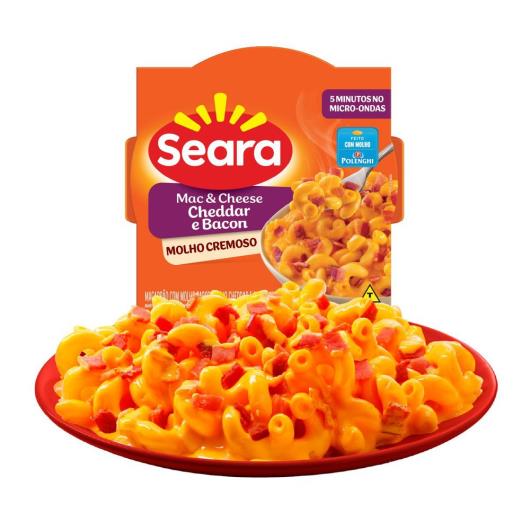 Mac&cheese cheddar e bacon Seara 300g - Imagem em destaque