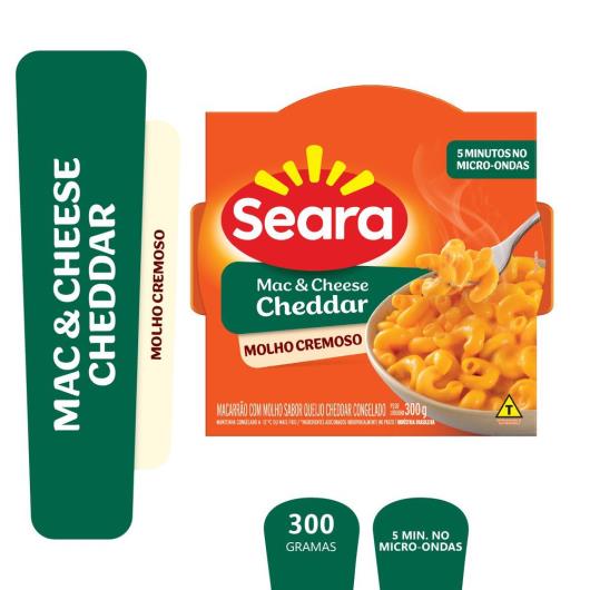 Mac&cheese cheddar tradicional Seara 300g - Imagem em destaque