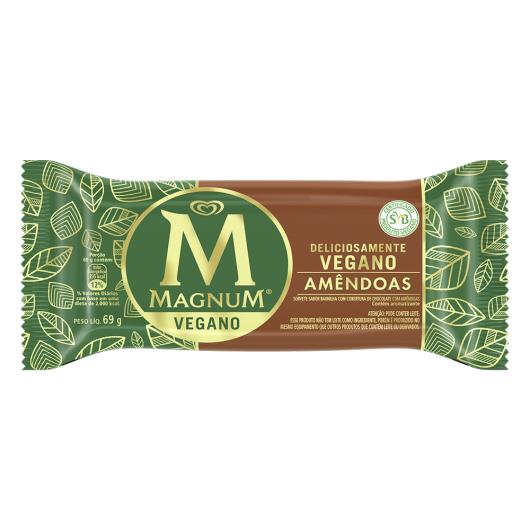 Sorvete Amêndoas Magnum Vegano Pacote 69g - Imagem em destaque