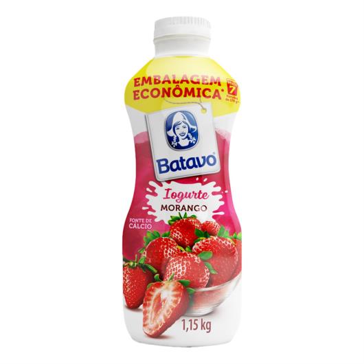 Iogurte Parcialmente Desnatado Morango Batavo Garrafa 1,15kg Embalagem Econômica - Imagem em destaque