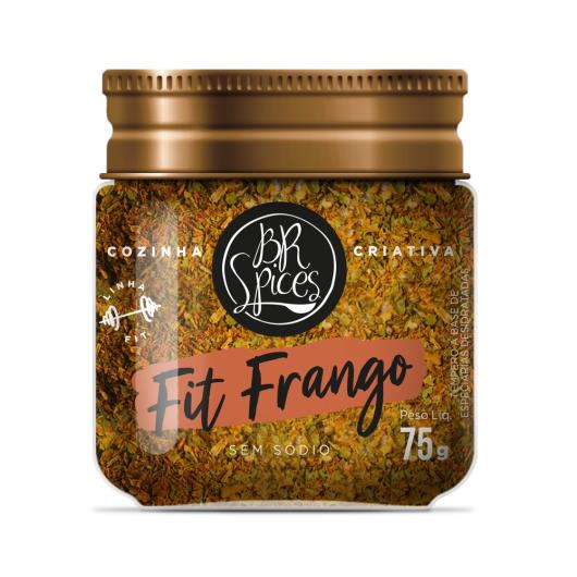 Condimento para Aves Zero Sódio BR Spices Fit Pote 75g - Imagem em destaque