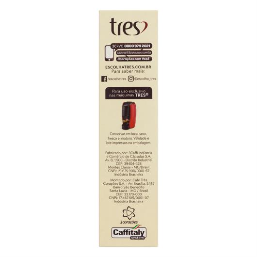 Kit Café em Cápsula Torrado e Moído 2 Espresso Vibrante + 1 Espresso Forza Tres 80g Cada Leve 3 Pague 2 Unidades - Imagem em destaque