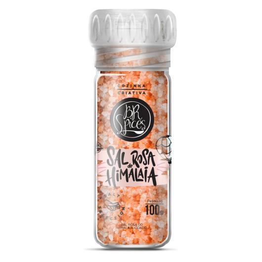 Sal Rosa do Himalaia Grosso com Moedor BR Spices Premium Salt Vidro 100g - Imagem em destaque