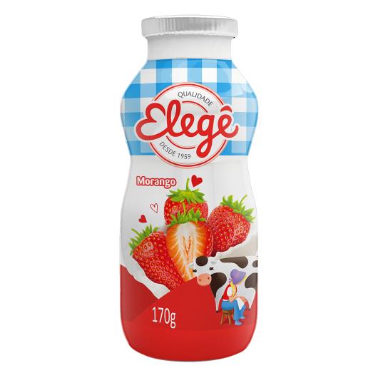 Bebida láctea Elegê morango 170g - Imagem em destaque