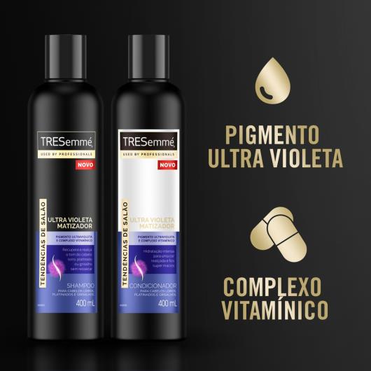 Shampoo TRESemmé Ultra Violeta Matizador 400ML - Imagem em destaque