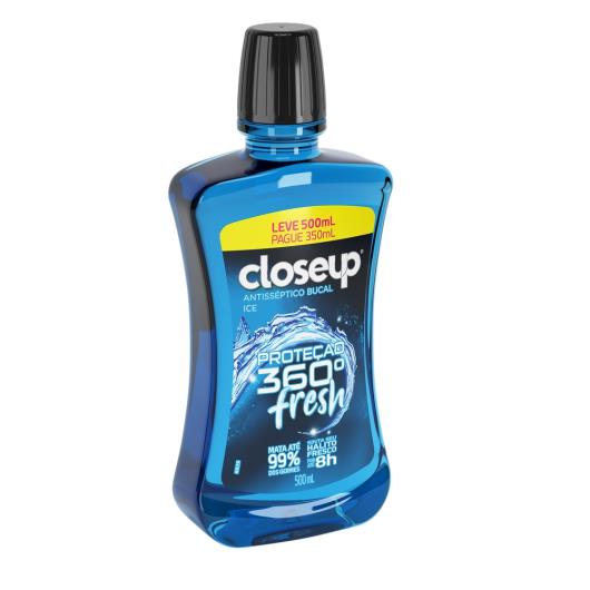 Antisséptico Bucal Close Up Ice com Álcool Leve 500ml Pague 350ml - Imagem em destaque