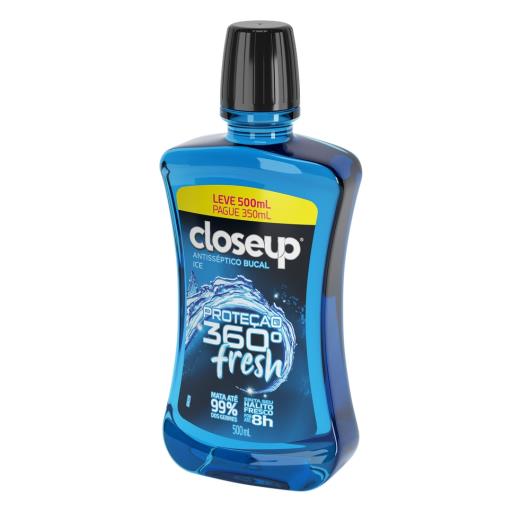 Antisséptico Bucal Close Up Ice com Álcool Leve 500ml Pague 350ml - Imagem em destaque