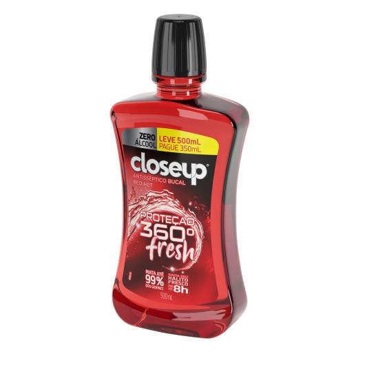 Antisséptico Bucal Closeup Red Hot sem Álcool 500ml - Imagem em destaque