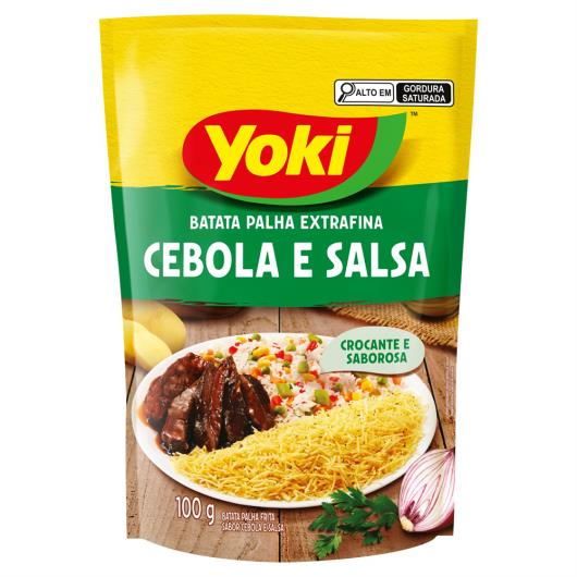 Batata Palha Extrafina Cebola e Salsa Yoki Sachê 100g - Imagem em destaque