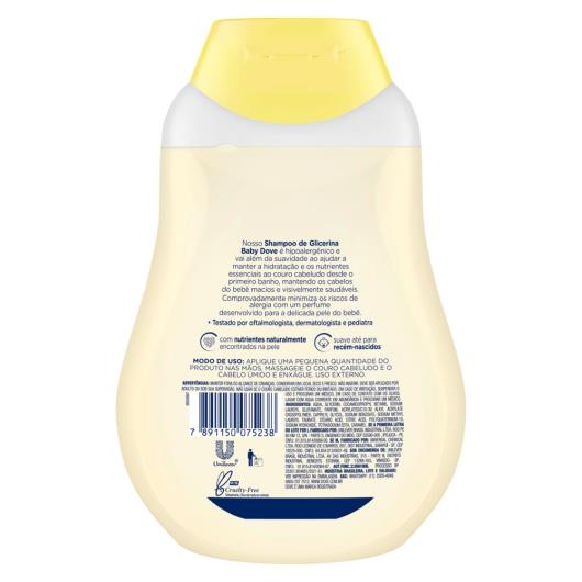 Shampoo de Glicerina Baby Dove Hidratação Glicerinada 400ml - Imagem em destaque