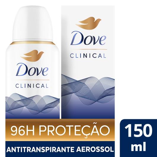 Desodorante Antitranspirante Aerosol Dove Clinical Original Clean 150ml - Imagem em destaque