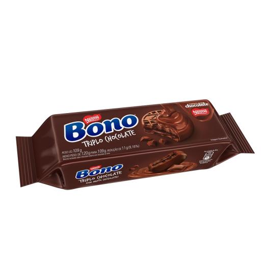 Biscoito BONO Recheado Coberto Chocolate 109g - Imagem em destaque