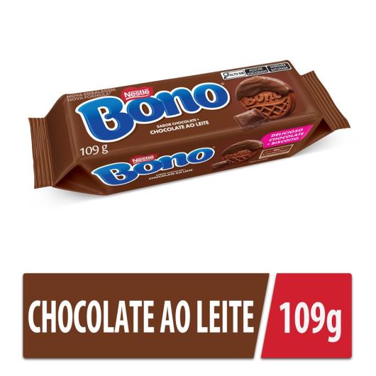 Biscoito BONO Recheado Coberto Chocolate 109g - Imagem em destaque