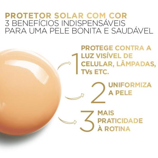 Protetor Solar Facial L'Oréal Paris UV Defender Antioleosidade Cor Clara FPS 60 40g - Imagem em destaque