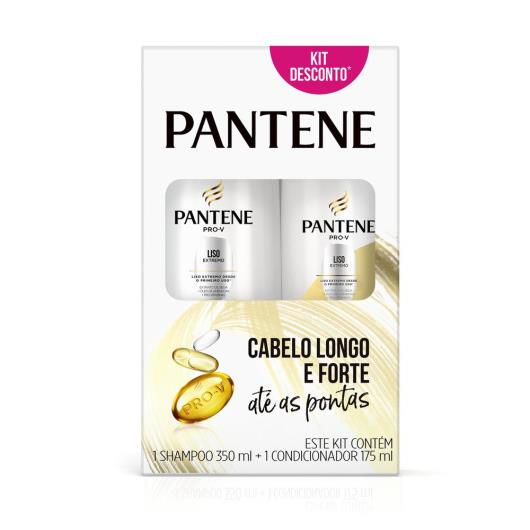 Shampoo Pantene Liso Extremo 350 ml + Condicionador 175 ml - Imagem em destaque