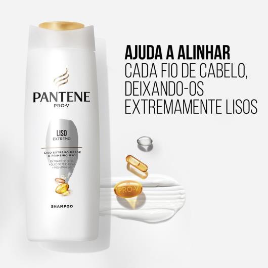 Shampoo Pantene Liso Extremo 350 ml + Condicionador 175 ml - Imagem em destaque