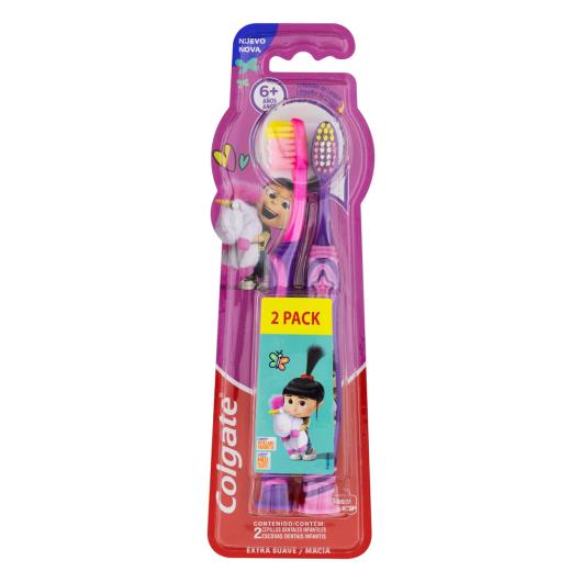 Escova Dental Infantil Extra Suave e Macia Meu Malvado Favorito 6+ Anos Colgate 2 Unidades - Imagem em destaque