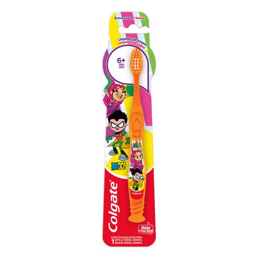 Escova Dental Infantil Extra Suave e Macia Teen Titans Go! 6+ Anos Colgate - Imagem em destaque