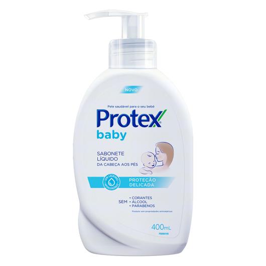 Sabonete Bebê Líquido da Cabeça aos Pés Protex Baby Proteção Delicada Frasco 400ml - Imagem em destaque