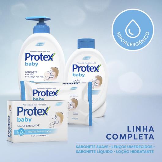 Lenços Umedecidos para bebês Protex Baby Delicate Care Embalagem com 48 lenços - Imagem em destaque