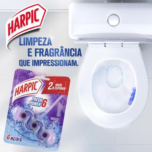 Detergente Sanitário Bloco Lavanda Harpic Fresh Power 6 - Imagem em destaque
