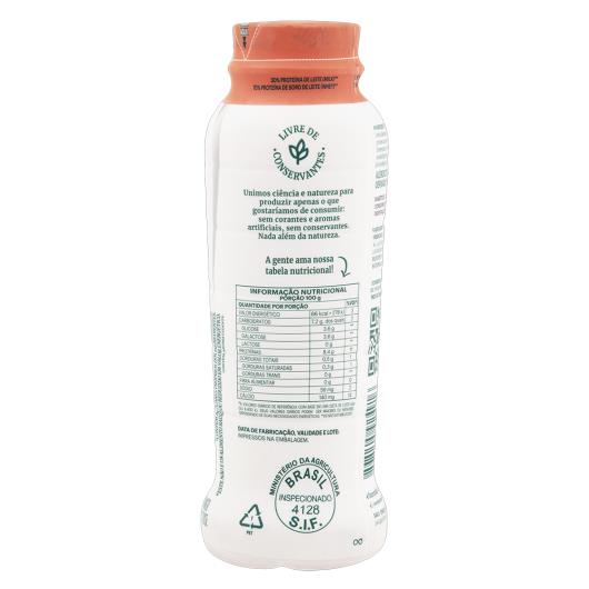 Iogurte Desnatado Morango Zero Lactose Verde Campo Natural Whey 21g de Proteína Frasco 250g - Imagem em destaque