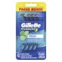 Aparelho Descartável para Barbear Gillette Prestobarba3 Fresh 4 Unidades Pague Menos