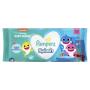 Lenço Umedecido Baby Shark Pampers Splash Pacote 48 unids