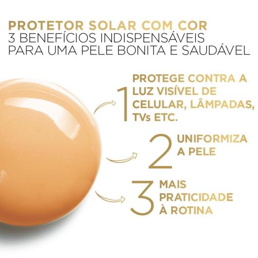 Protetor Solar Facial L'Oréal Paris UV Defender Antioleosidade Cor Média FPS 60 40g - Imagem em destaque