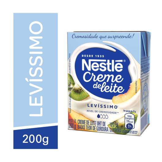 Creme de Leite NESTLÉ Levíssimo UHT 200g - Imagem em destaque