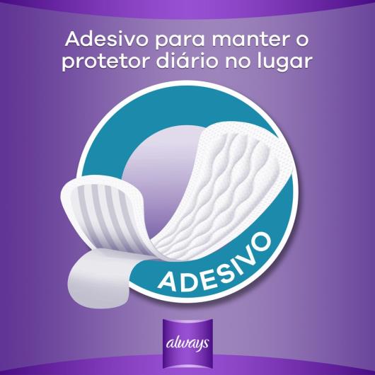 Protetor Diário sem Abas Respirável sem Perfume Always Pacote 80 unids. Leve Mais Pague Menos - Imagem em destaque