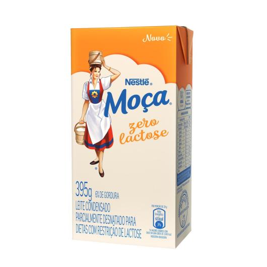 Leite Condensado MOÇA Zero Lactose Caixinha 395g - Imagem em destaque