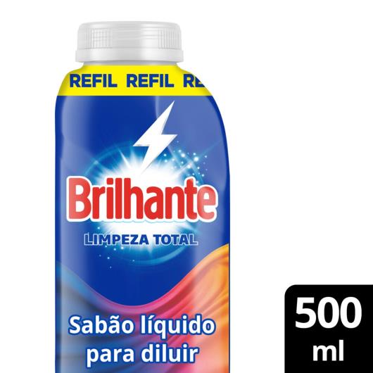 Detergente Líquido Brilhante Limpeza Total para Diluir 500ml - Imagem em destaque