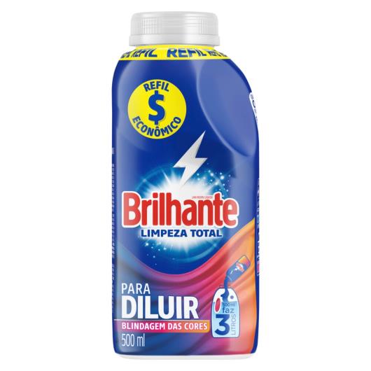 Detergente Líquido Brilhante Limpeza Total para Diluir 500ml - Imagem em destaque