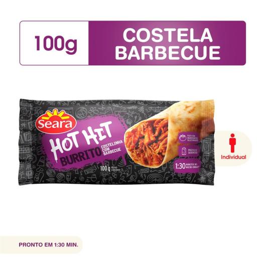 Burrito Hot Hit de Costela com Barbecue Seara 100g - Imagem em destaque