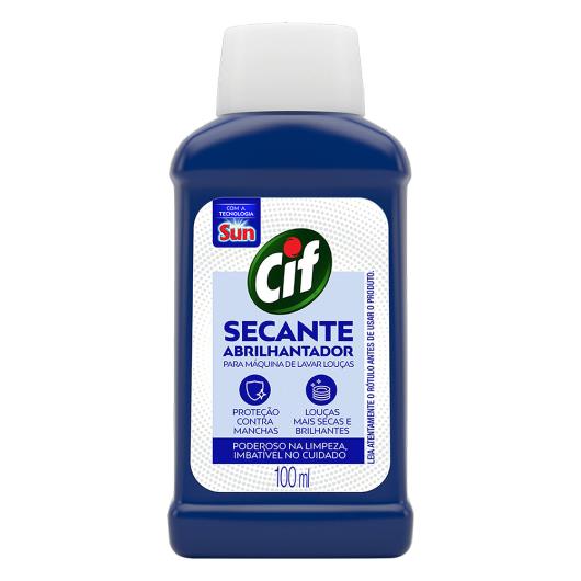 Secante Abrilhantador para Máquina de Lavar Louças Cif Frasco 100ml - Imagem em destaque