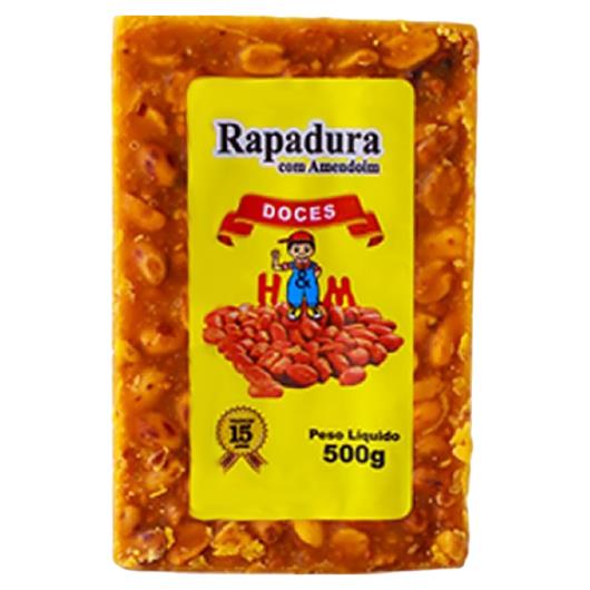 Rapadura Com Amendoim H&M 500G - Imagem em destaque