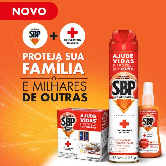 Repelente Eletrico Líquido SBP Aparelho + Refil 35ml Cruz Vermelha - Imagem em destaque