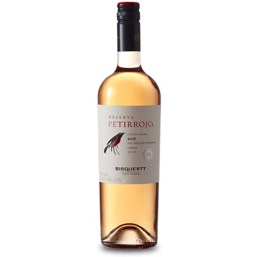 Vinho chileno Petirrojo bisquertt reserva rosé 750ml - Imagem em destaque