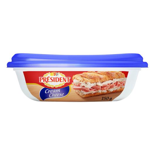 Queijo President cream cheese tradicional 150g - Imagem em destaque