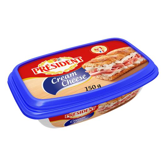 Queijo President cream cheese tradicional 150g - Imagem em destaque