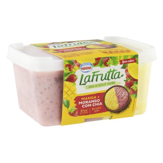 Sorbet Manga e Morango com Chia La Frutta Pote 1L - Imagem em destaque