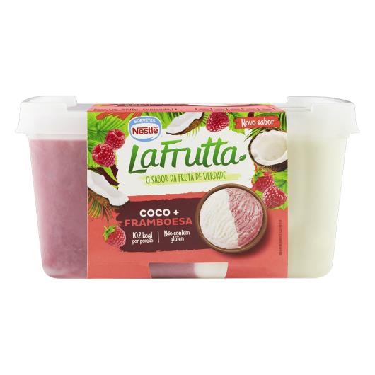 Sorbet Coco e Framboesa La Frutta Pote 1L - Imagem em destaque