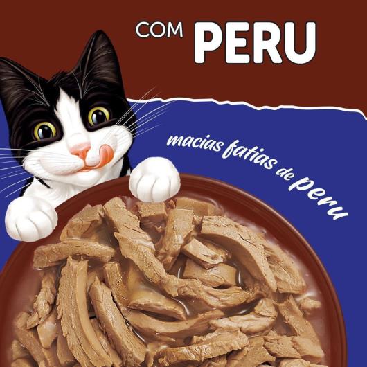 NESTLÉ PURINA FELIX FANTASTIC TIRITAS Ração Úmida para Gatos Adultos Peru 85g - Imagem em destaque